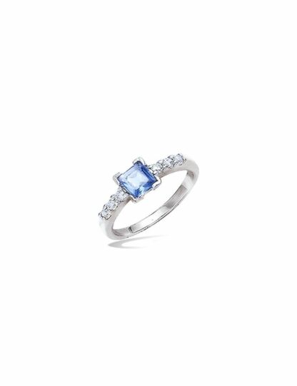 ANILLO CIRCONA AZUL